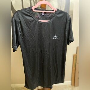 Sporto Black Short Sleeve Tee